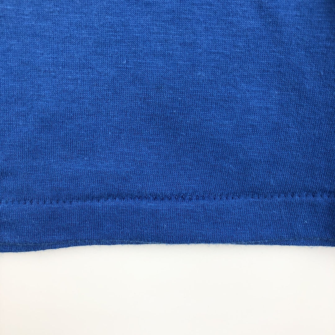 1980'S Miller Print T-Shirt, Made in USA, Men's Size M (Equivalent), Vintage polyester blue type Vintage Second Hand