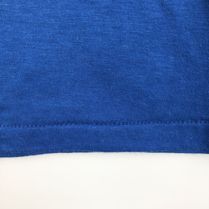 1980'S Miller Print T-Shirt, Made in USA, Men's Size M (Equivalent), Vintage polyester blue type Vintage Second Hand