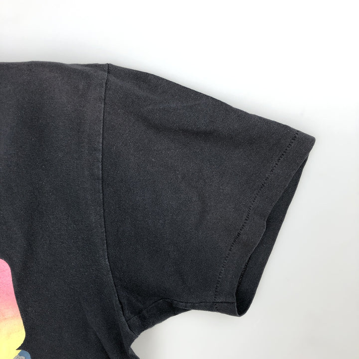 80s-90'S Stedman Print T-Shirt, Made in USA, Men's Size L (Equivalent), Vintage cotton black type Vintage Second Hand