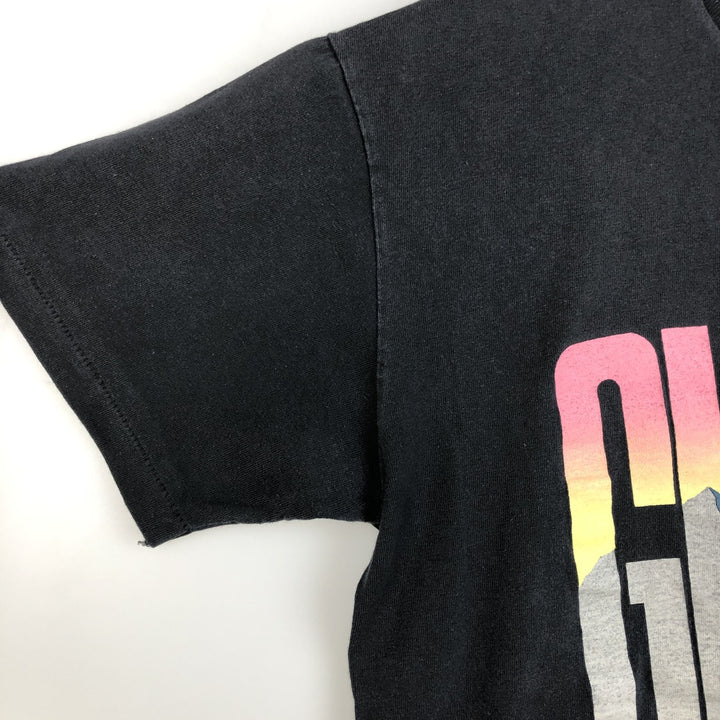 80s-90'S Stedman Print T-Shirt, Made in USA, Men's Size L (Equivalent), Vintage cotton black type Vintage Second Hand