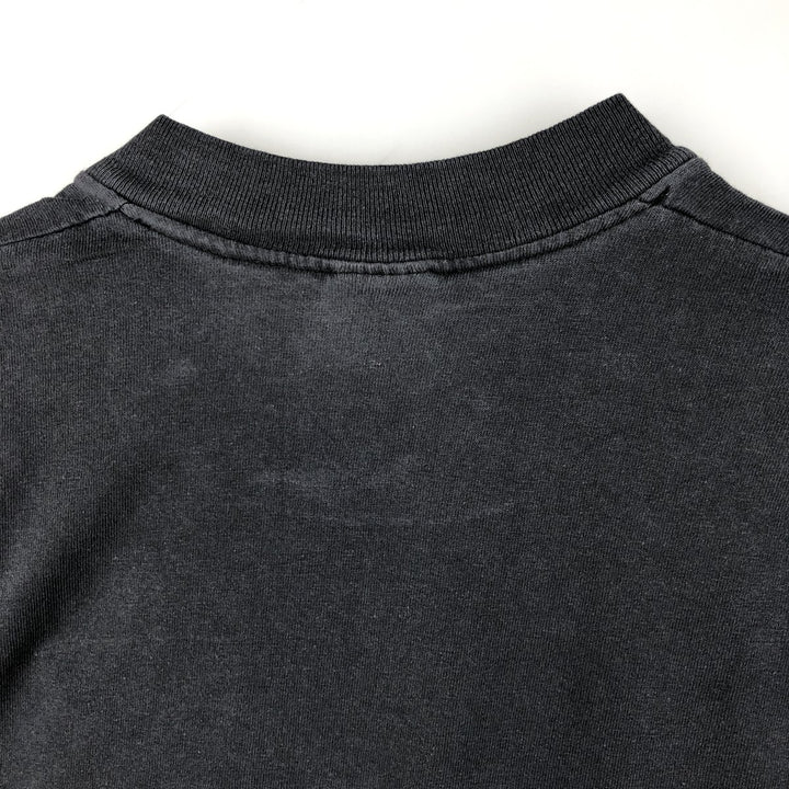 80s-90'S Stedman Print T-Shirt, Made in USA, Men's Size L (Equivalent), Vintage cotton black type Vintage Second Hand