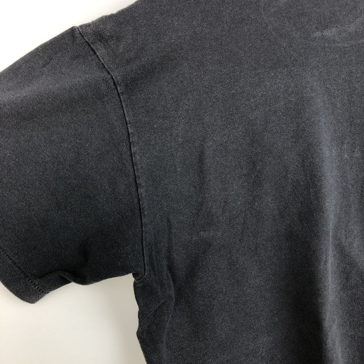 80s-90'S Stedman Print T-Shirt, Made in USA, Men's Size L (Equivalent), Vintage cotton black type Vintage Second Hand