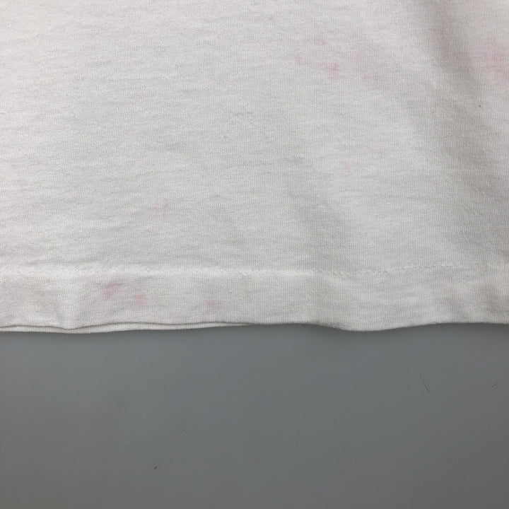 90'S SCREEN STARS printed T-shirt, made in Canada, men's XL size, vintage cotton white type Vintage Second Hand