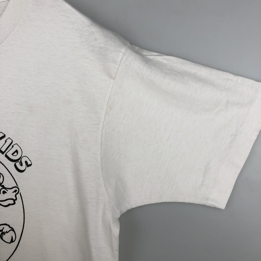90'S SCREEN STARS printed T-shirt, made in Canada, men's XL size, vintage cotton white type Vintage Second Hand