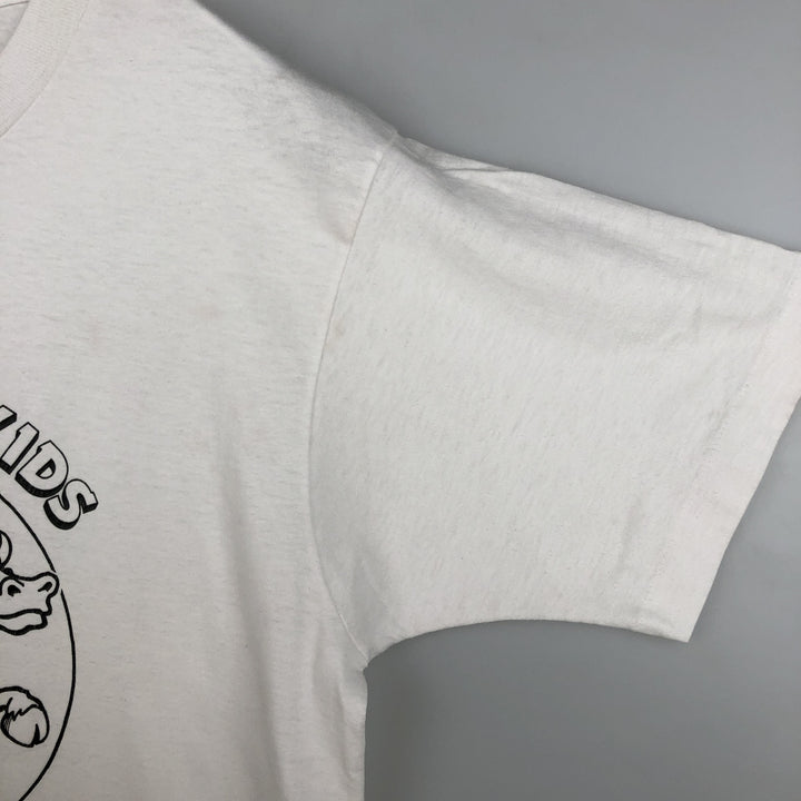 90'S SCREEN STARS printed T-shirt, made in Canada, men's XL size, vintage cotton white type Vintage Second Hand