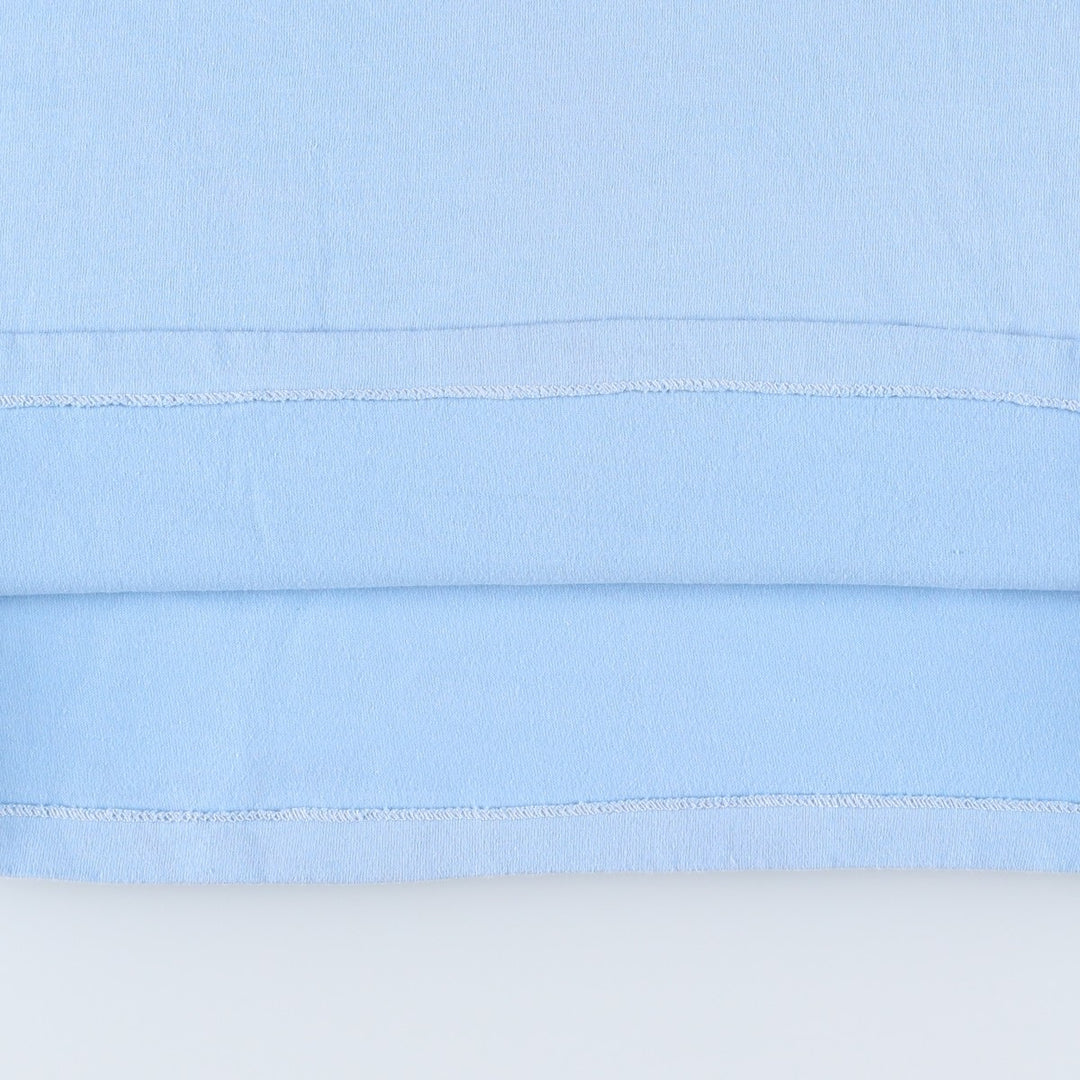 90'S Hanes BEEFY-T Printed T-shirt Made in USA Men's XL Vintage cotton Blue type light blue Vintage Second Hand