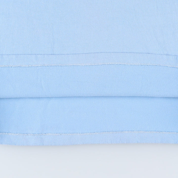 90'S Hanes BEEFY-T Printed T-shirt Made in USA Men's XL Vintage cotton Blue type light blue Vintage Second Hand