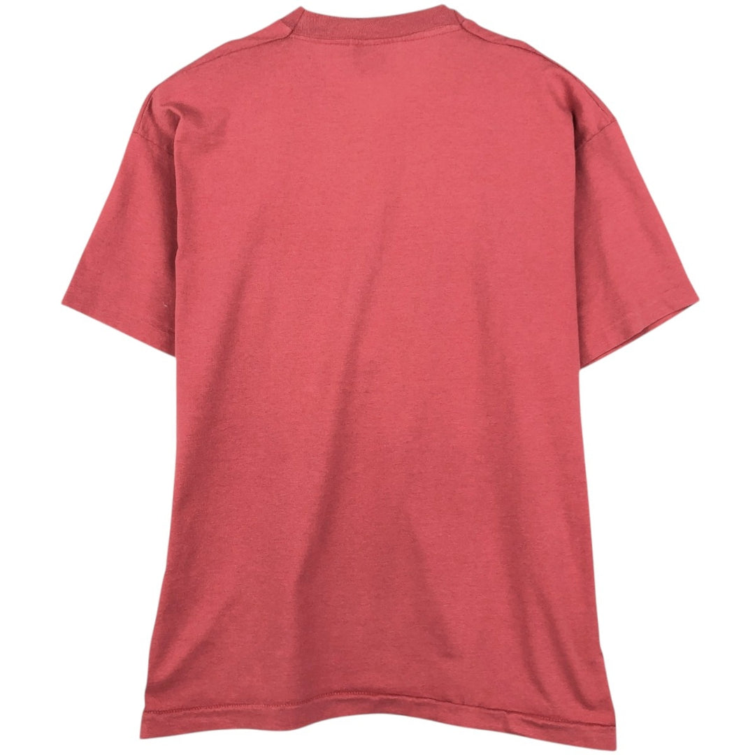 90'S Fruit of the Loom KNUJ-FM Advertising T-Shirt, Made in USA, Men's XL equivalent, Vintage cotton red type Vintage Second Hand