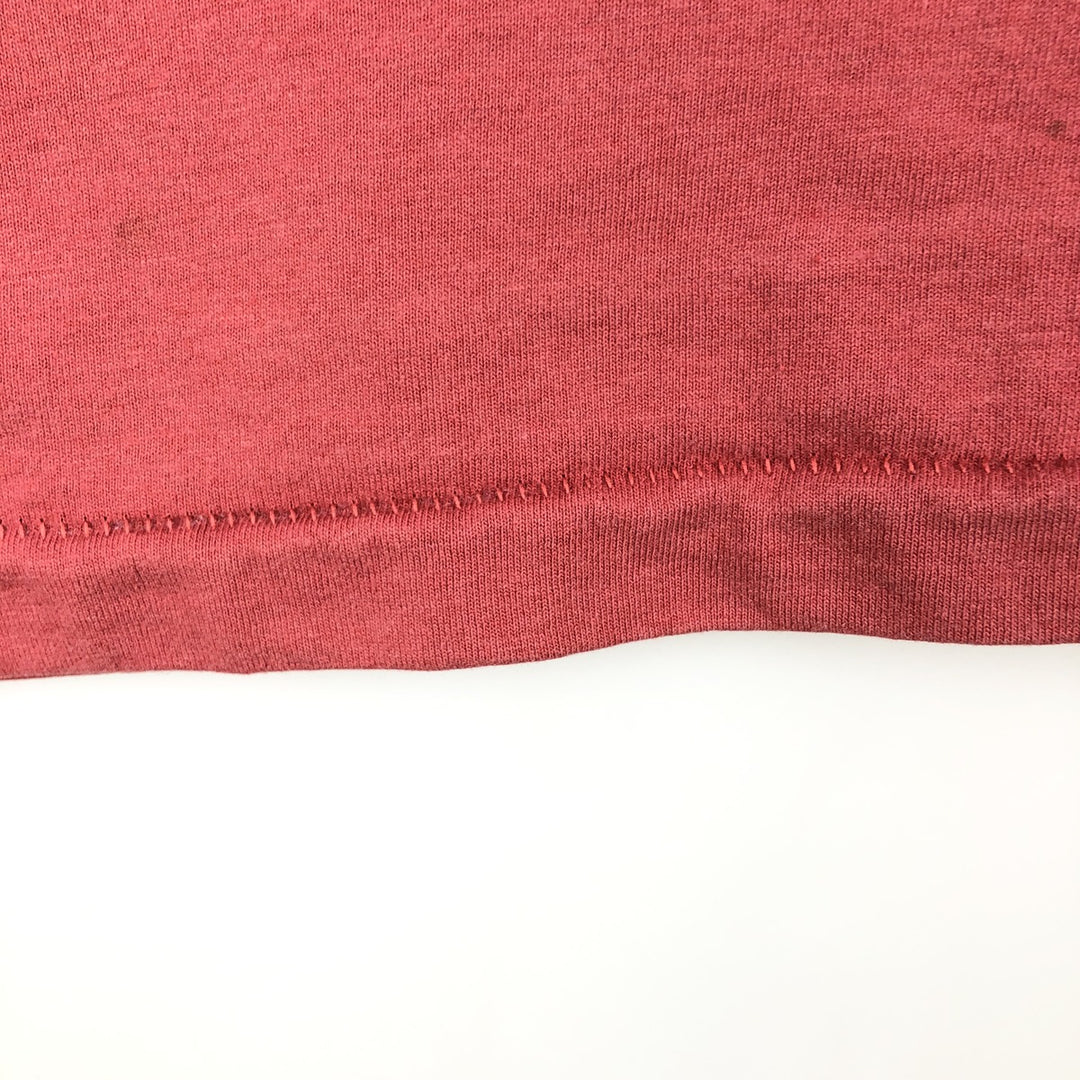90'S Fruit of the Loom KNUJ-FM Advertising T-Shirt, Made in USA, Men's XL equivalent, Vintage cotton red type Vintage Second Hand