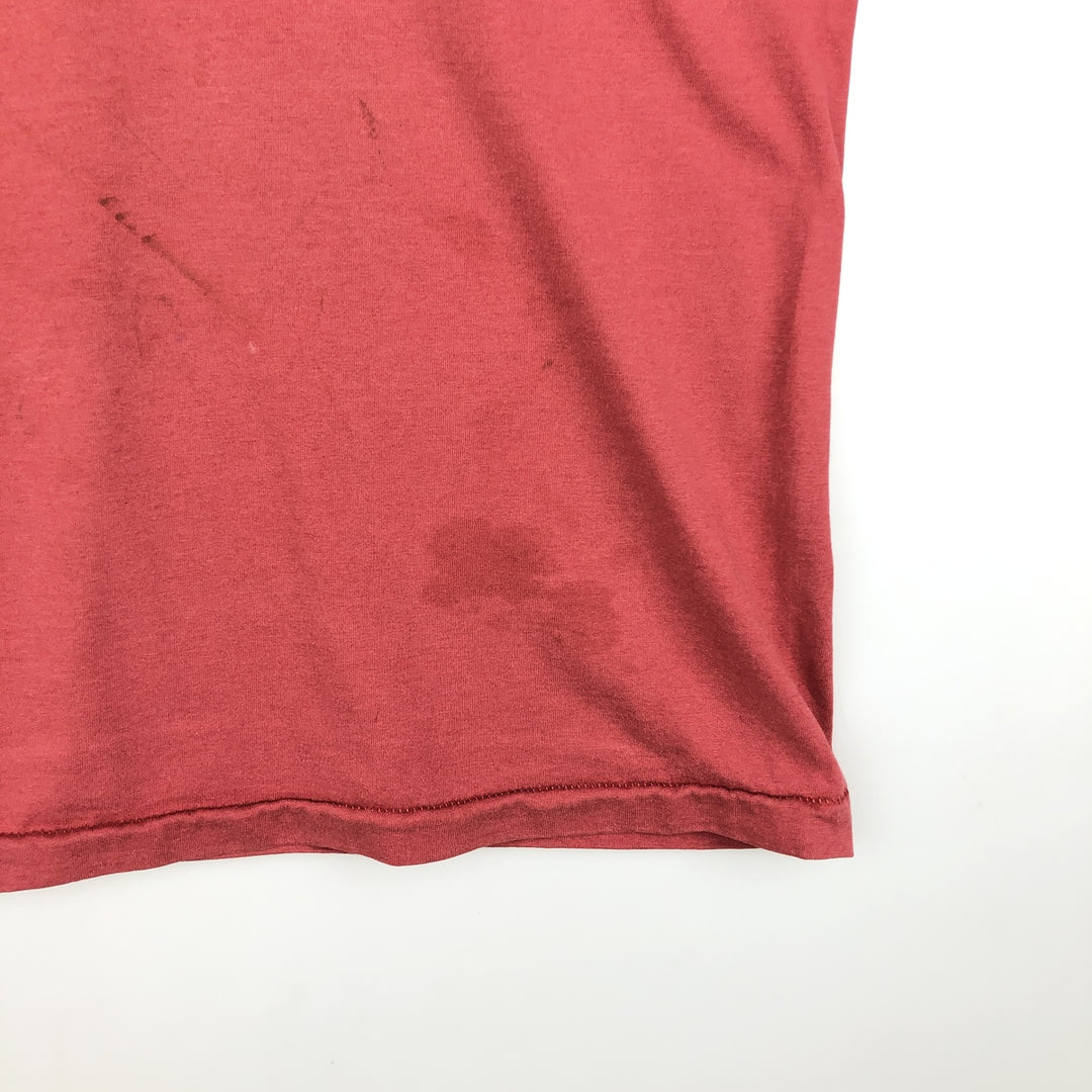 90'S Fruit of the Loom KNUJ-FM Advertising T-Shirt, Made in USA, Men's XL equivalent, Vintage cotton red type Vintage Second Hand