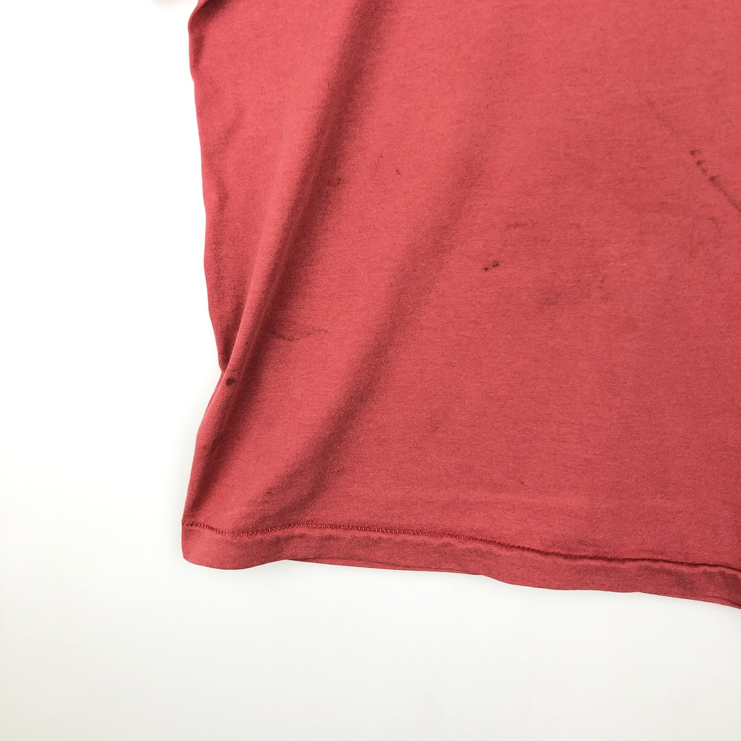 90'S Fruit of the Loom KNUJ-FM Advertising T-Shirt, Made in USA, Men's XL equivalent, Vintage cotton red type Vintage Second Hand
