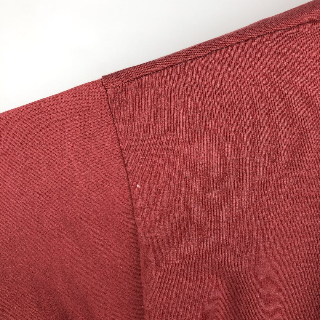 90'S Fruit of the Loom KNUJ-FM Advertising T-Shirt, Made in USA, Men's XL equivalent, Vintage cotton red type Vintage Second Hand