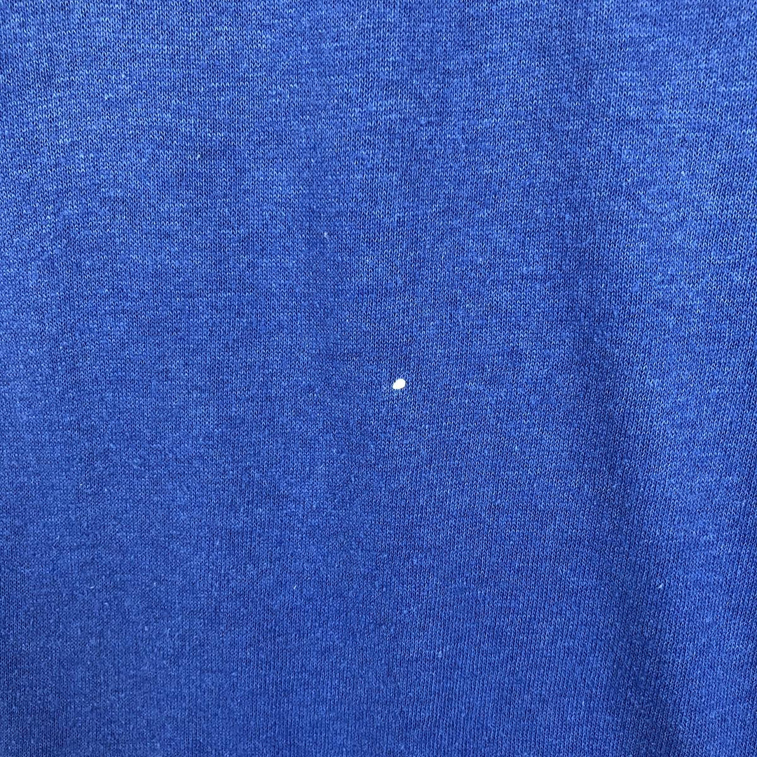 80'S Miller Print T-Shirt, Made in USA, Men's XL equivalent, Vintage polyester blue type Vintage Second Hand