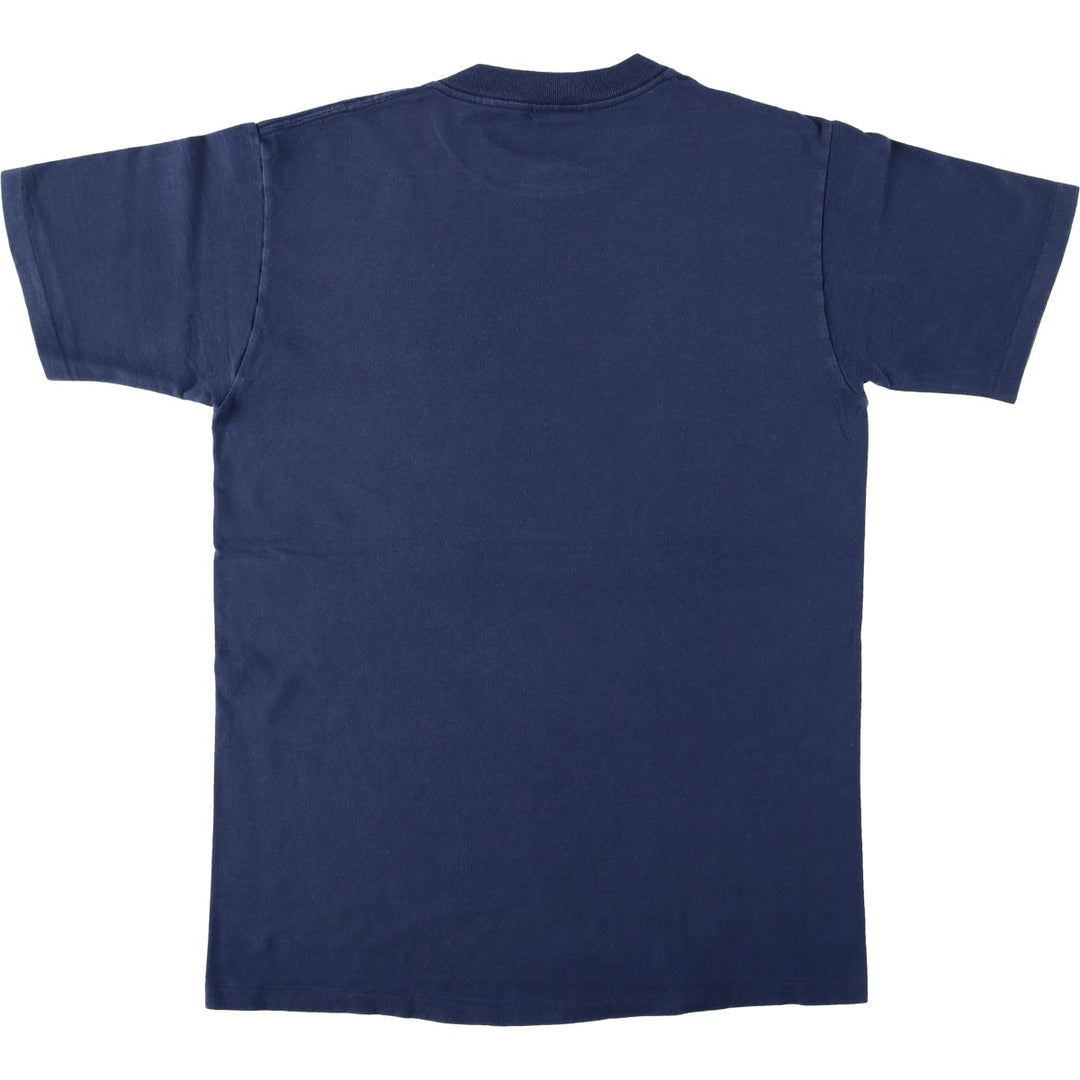 90'S ONEITA Colonial Williamsburg Print T-Shirt, Made in USA, Men's Size M (Equivalent), Vintage cotton navy blue type Vintage Second Hand
