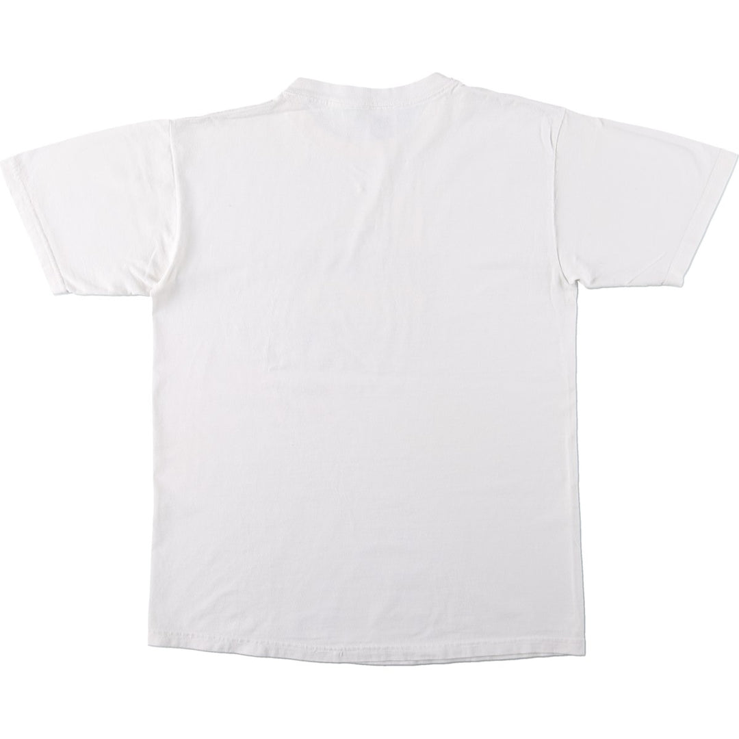 90'S Anvil advertising t-shirt, men's size M equivalent, vintage. cotton white type Vintage Second Hand