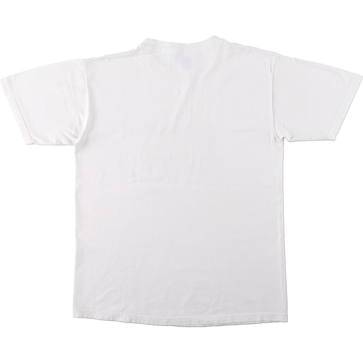 90'S Anvil advertising t-shirt, men's size M equivalent, vintage. cotton white type Vintage Second Hand