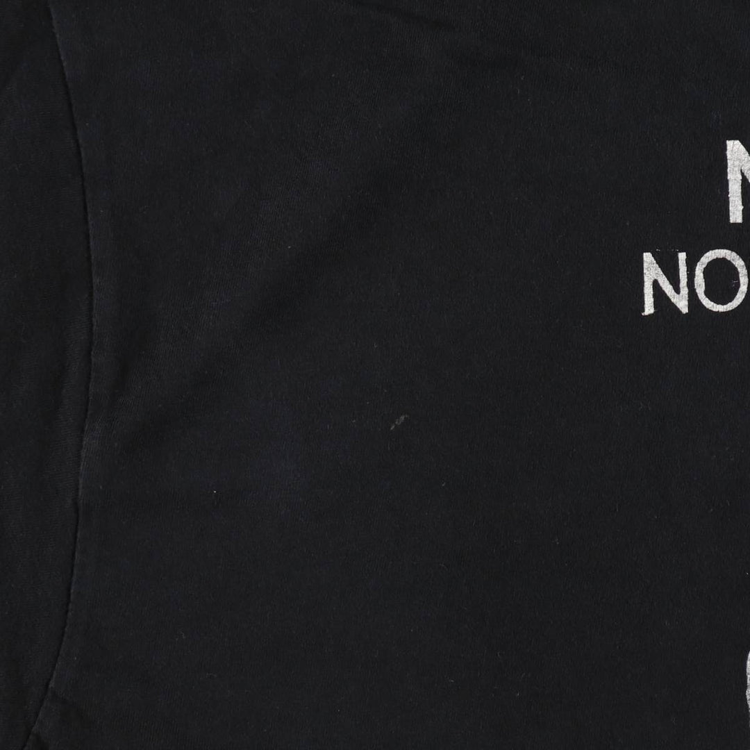 2000'S 707 Message Print T-Shirt, Men's XL (approx.) cotton black type Vintage Second Hand