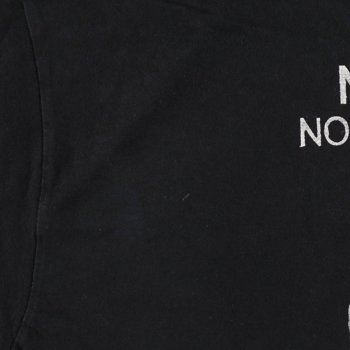 2000'S 707 Message Print T-Shirt, Men's XL (approx.) cotton black type Vintage Second Hand