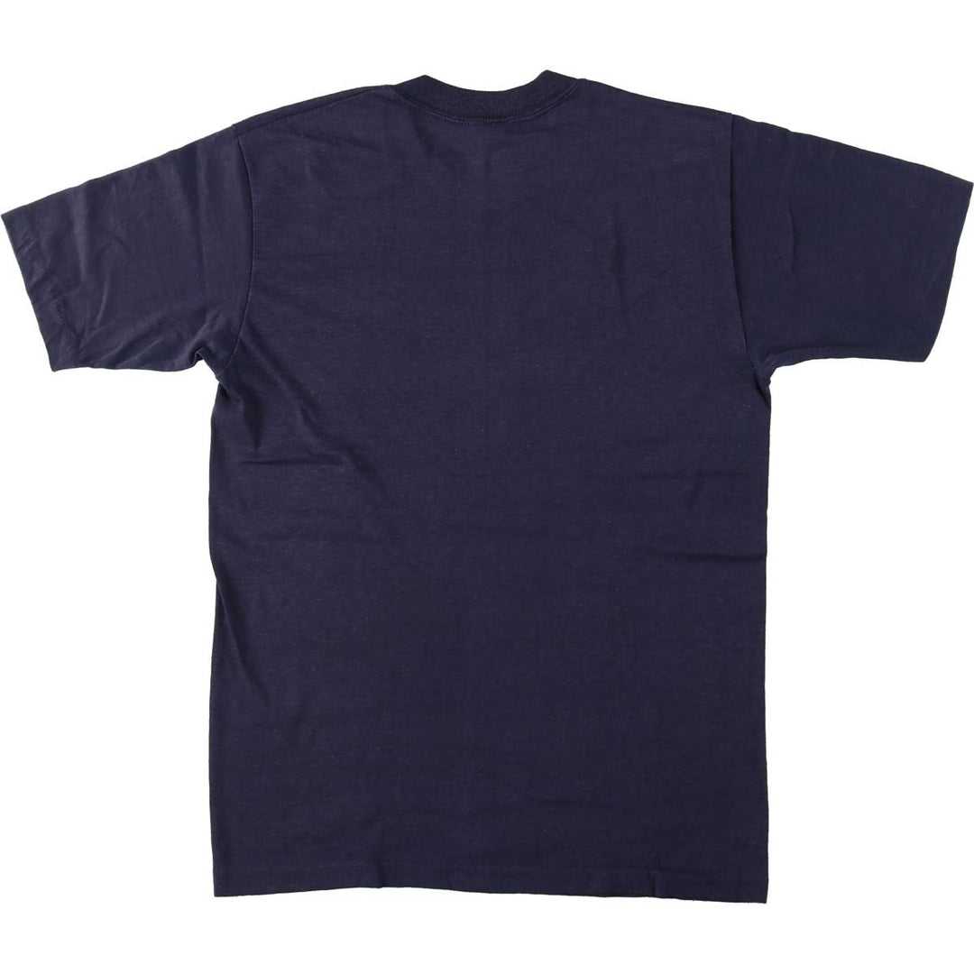 80'S Velva Sheen Penn State College T-shirt, Men's Size M (approx.), Vintage polyester navy blue type Vintage Second Hand