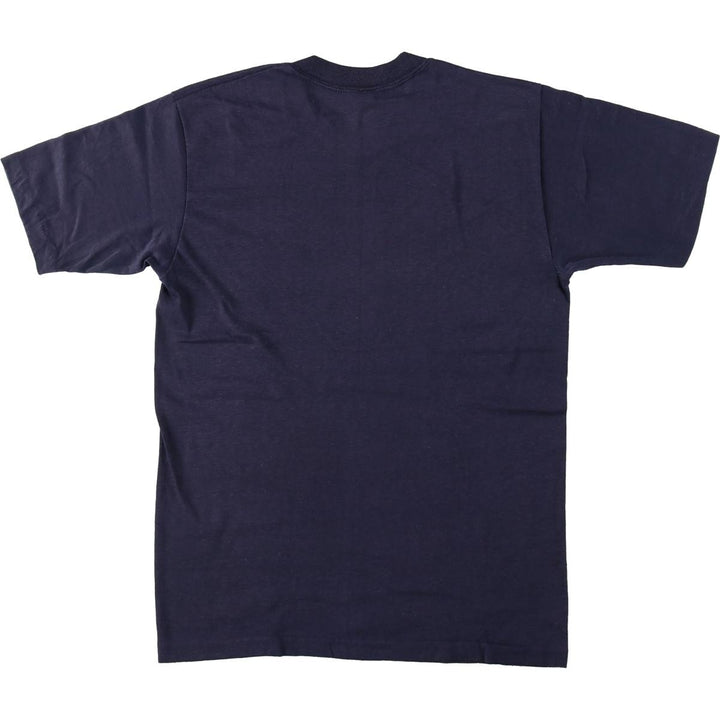 80'S Velva Sheen Penn State College T-shirt, Men's Size M (approx.), Vintage polyester navy blue type Vintage Second Hand
