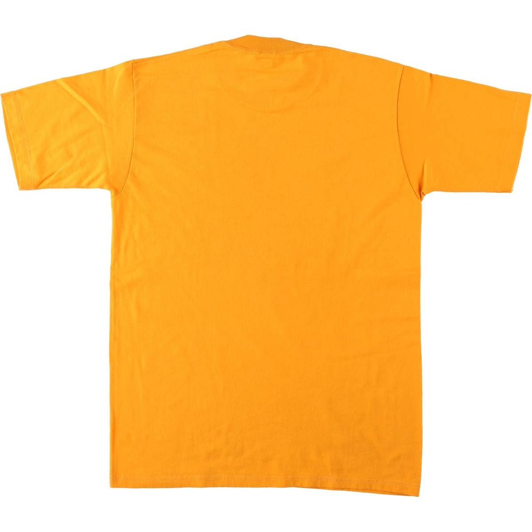 80'S Sportswear GULF COAST Dog Print T-Shirt, Made in USA, Men's Size M (approx.), Vintage polyester yellow type Vintage Second Hand
