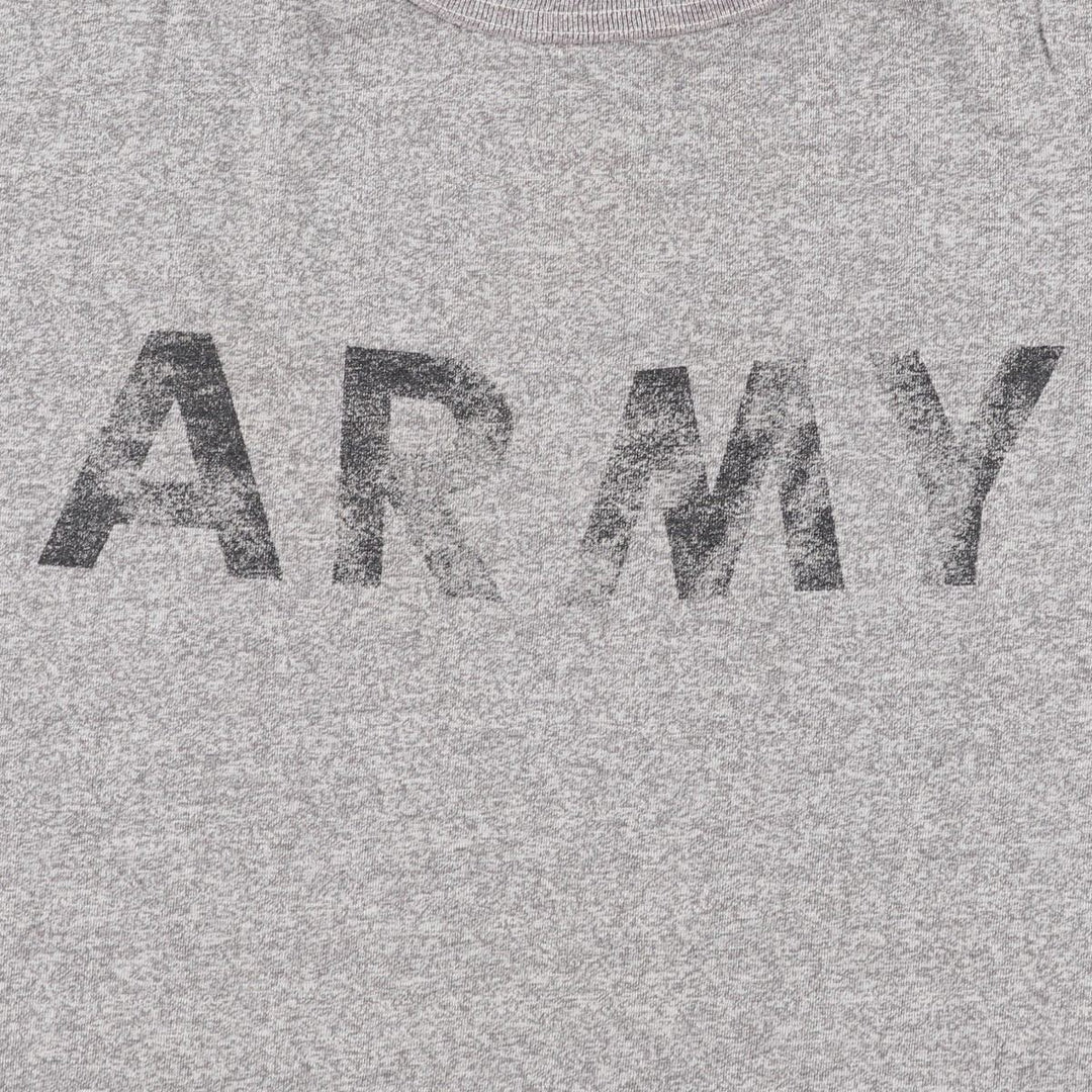90'S US ARMY PFU Training Print T-Shirt, Made in USA, Medium (equivalent to men's M), Vintage cotton gray type Vintage Second Hand