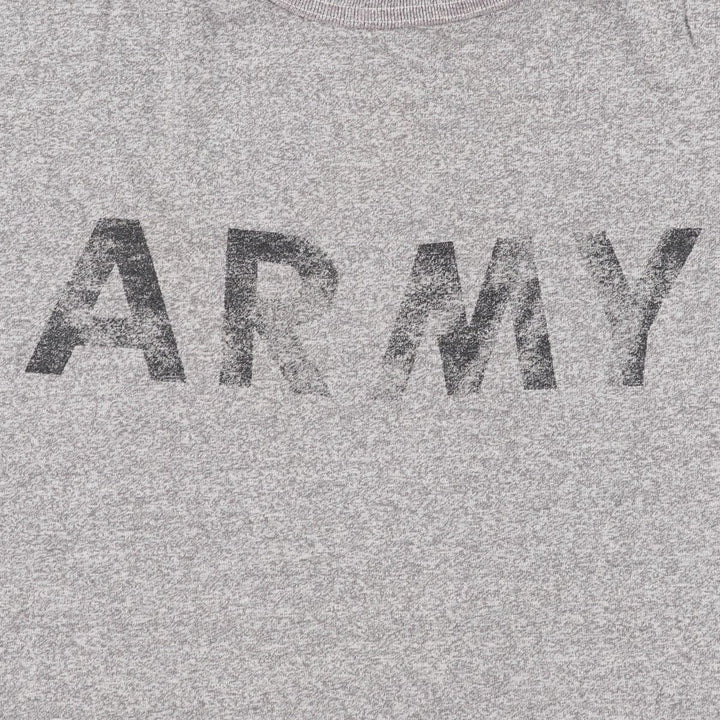 90'S US ARMY PFU Training Print T-Shirt, Made in USA, Medium (equivalent to men's M), Vintage cotton gray type Vintage Second Hand