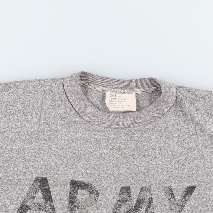 90'S US ARMY PFU Training Print T-Shirt, Made in USA, Medium (equivalent to men's M), Vintage cotton gray type Vintage Second Hand