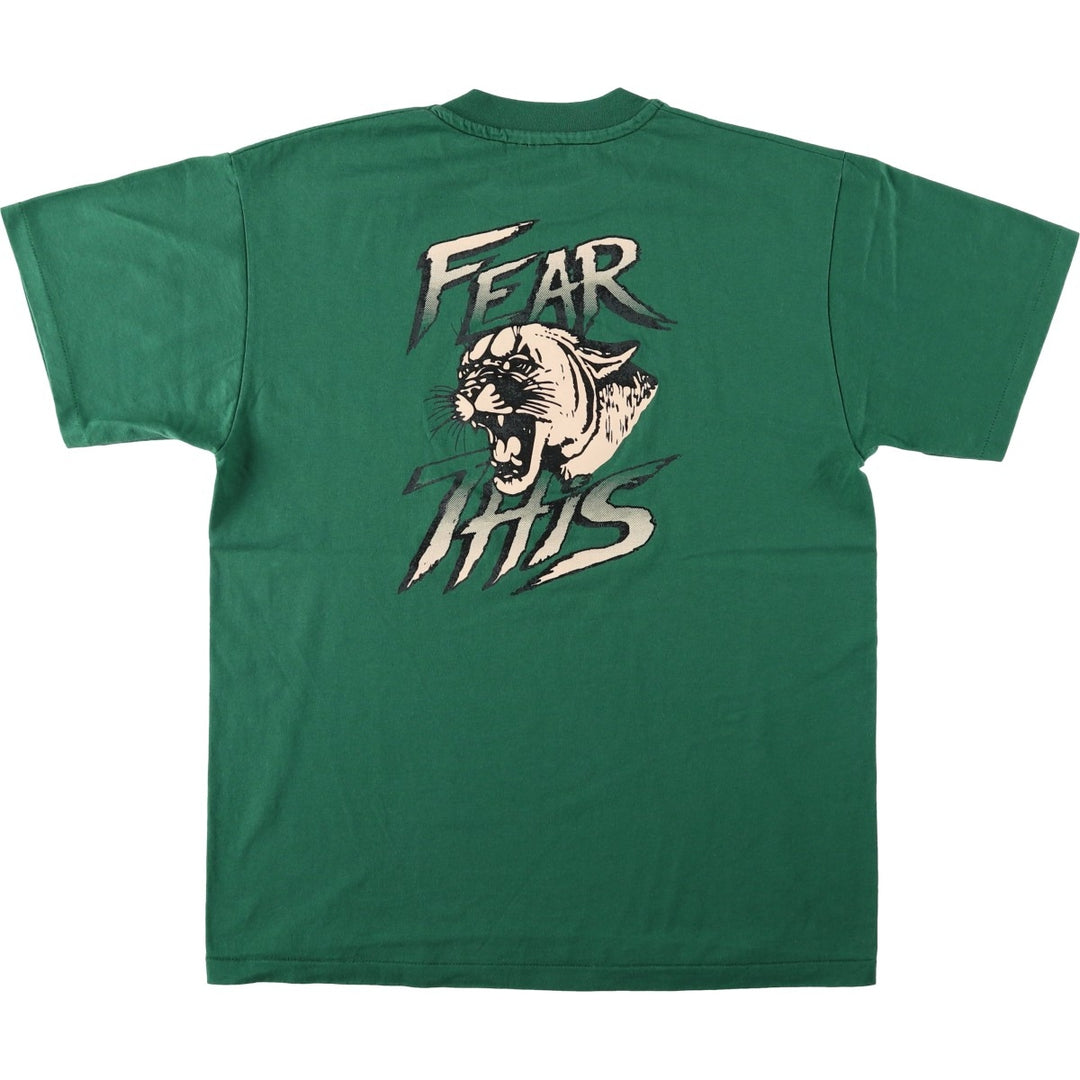 90'S Hanes HEAVYWEIGHT 50 cotton green type Vintage Second Hand