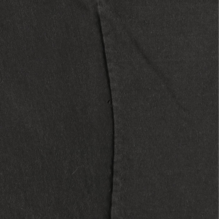 90'S Cotton Deluxe Henley Neck T-Shirt, Made in USA, Men's XL equivalent, Vintage cotton black type Vintage Second Hand