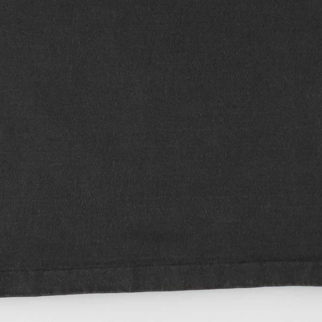 90'S Cotton Deluxe Henley Neck T-Shirt, Made in USA, Men's XL equivalent, Vintage cotton black type Vintage Second Hand