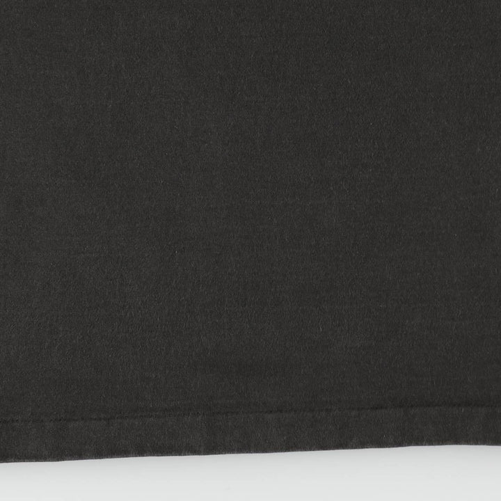 90'S Cotton Deluxe Henley Neck T-Shirt, Made in USA, Men's XL equivalent, Vintage cotton black type Vintage Second Hand