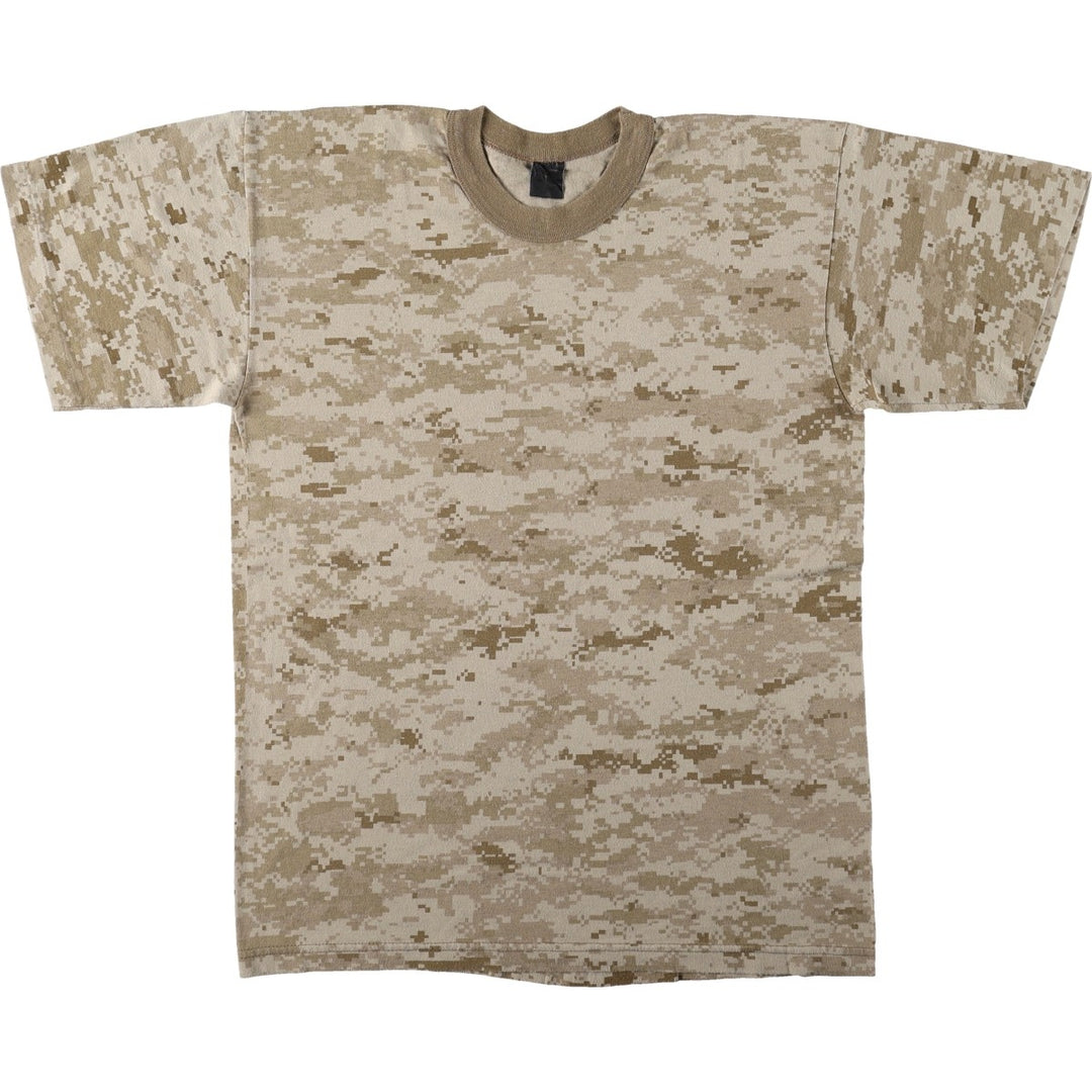 90'S Desert MARPAT Camo T-Shirt, Men's Size L (Equivalent), Vintage unclear Khaki type Vintage Second Hand