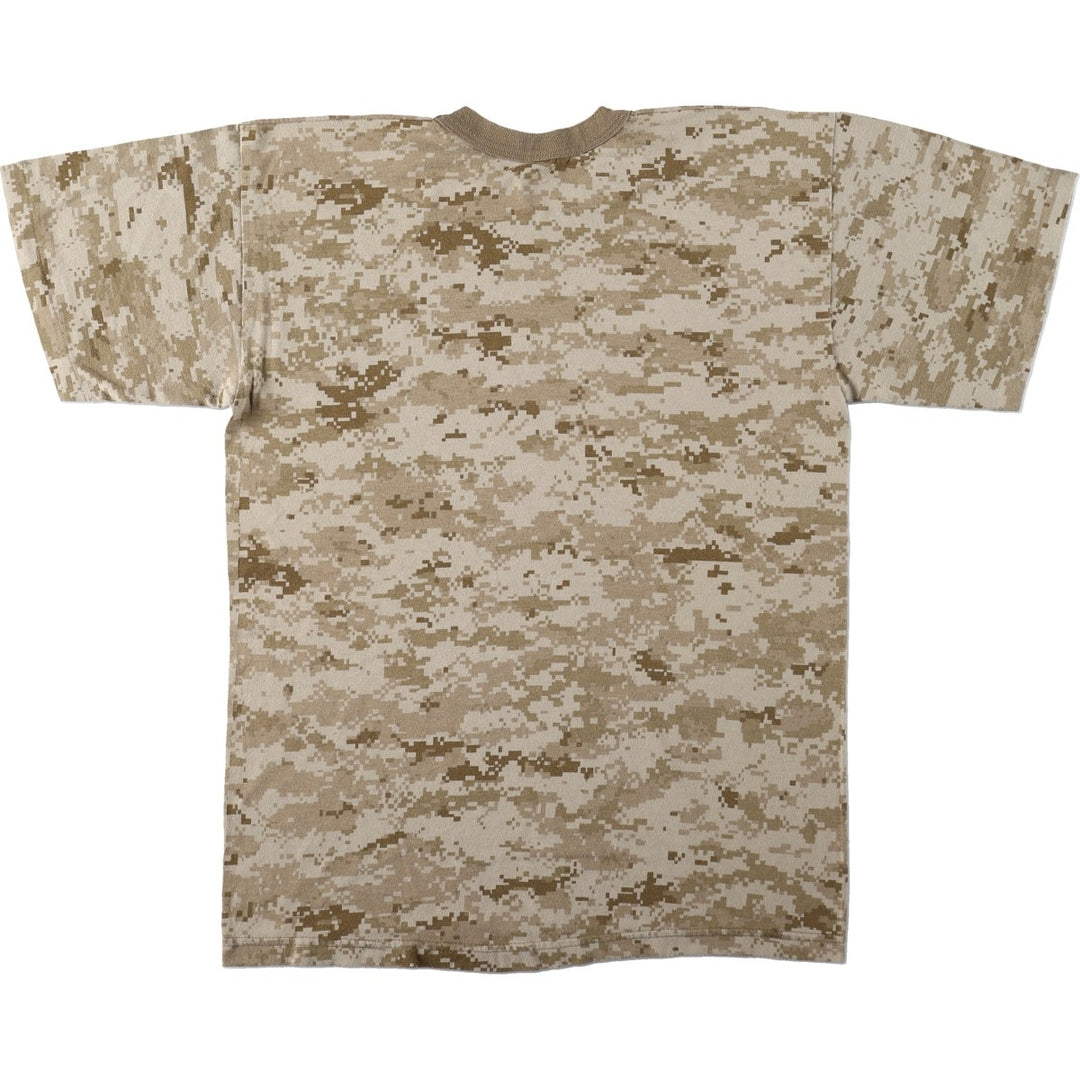 90'S Desert MARPAT Camo T-Shirt, Men's Size L (Equivalent), Vintage unclear Khaki type Vintage Second Hand