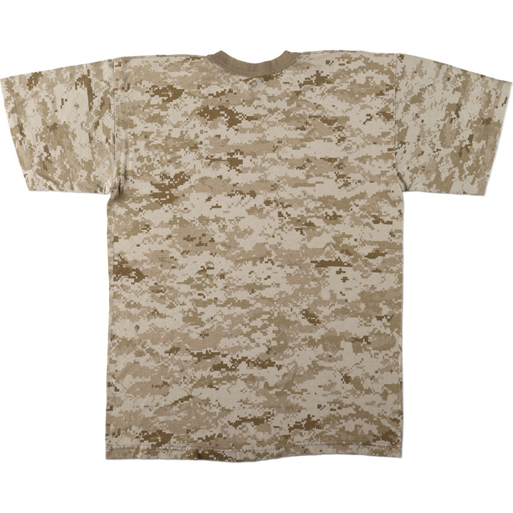 90'S Desert MARPAT Camo T-Shirt, Men's Size L (Equivalent), Vintage unclear Khaki type Vintage Second Hand