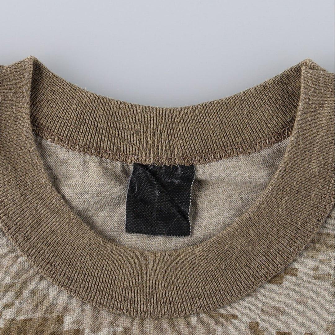 90'S Desert MARPAT Camo T-Shirt, Men's Size L (Equivalent), Vintage unclear Khaki type Vintage Second Hand