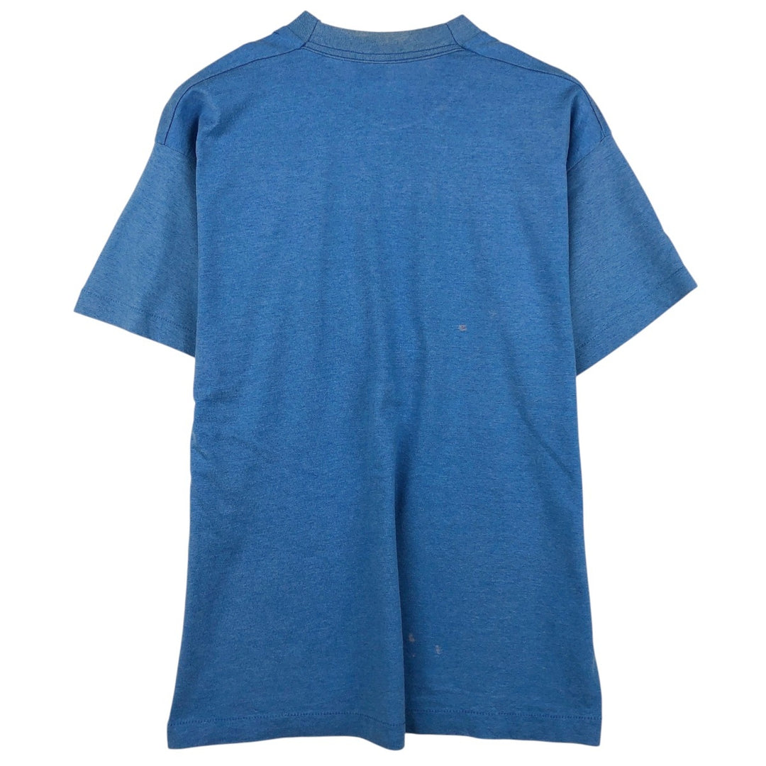 90'S Fruit of the Loom Best Message Print T-Shirt Made in USA Men's XL Vintage cotton blue type Vintage Second Hand