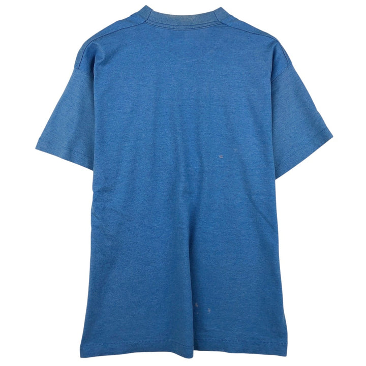 90'S Fruit of the Loom Best Message Print T-Shirt Made in USA Men's XL Vintage cotton blue type Vintage Second Hand