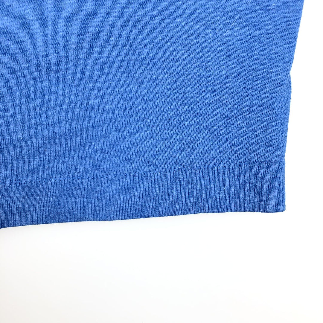 90'S Fruit of the Loom Best Message Print T-Shirt Made in USA Men's XL Vintage cotton blue type Vintage Second Hand