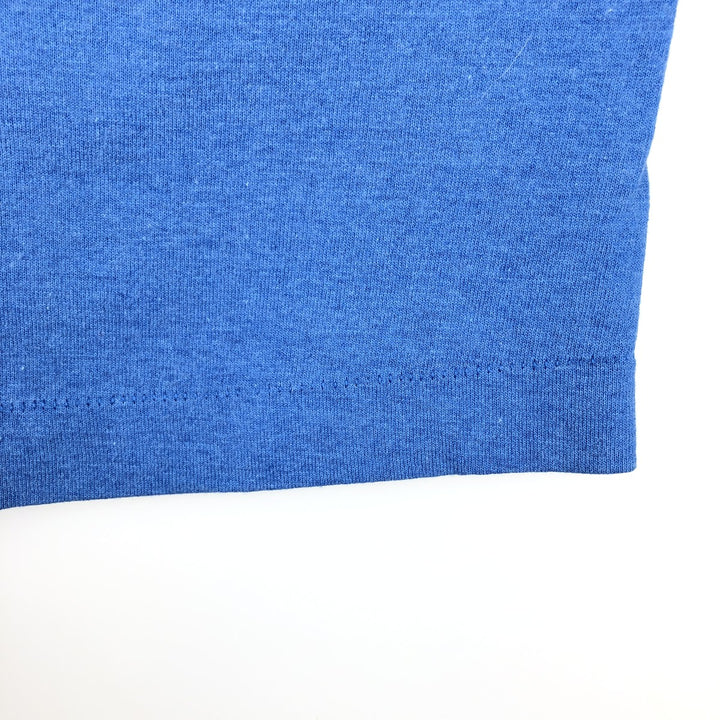 90'S Fruit of the Loom Best Message Print T-Shirt Made in USA Men's XL Vintage cotton blue type Vintage Second Hand