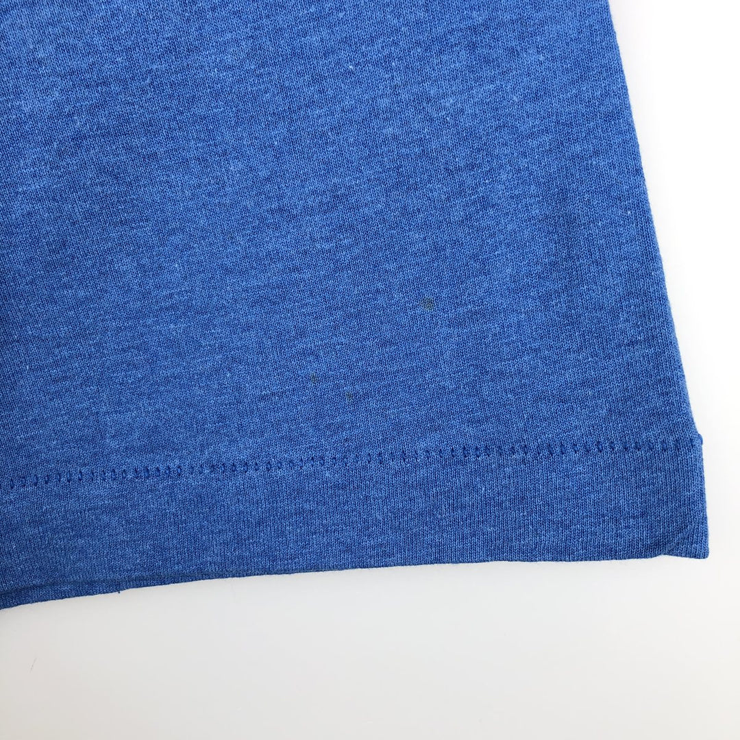 90'S Fruit of the Loom Best Message Print T-Shirt Made in USA Men's XL Vintage cotton blue type Vintage Second Hand