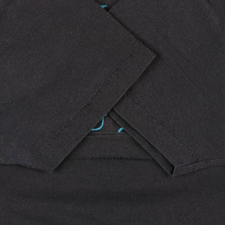 Printed T-shirt, men's size XL unclear black type Vintage Second Hand