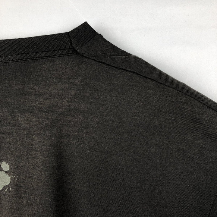 90s-00'S Fruit of the Loom Best Print T-Shirt, Made in Canada, Men's XL equivalent, Vintage cotton black type Vintage Second Hand