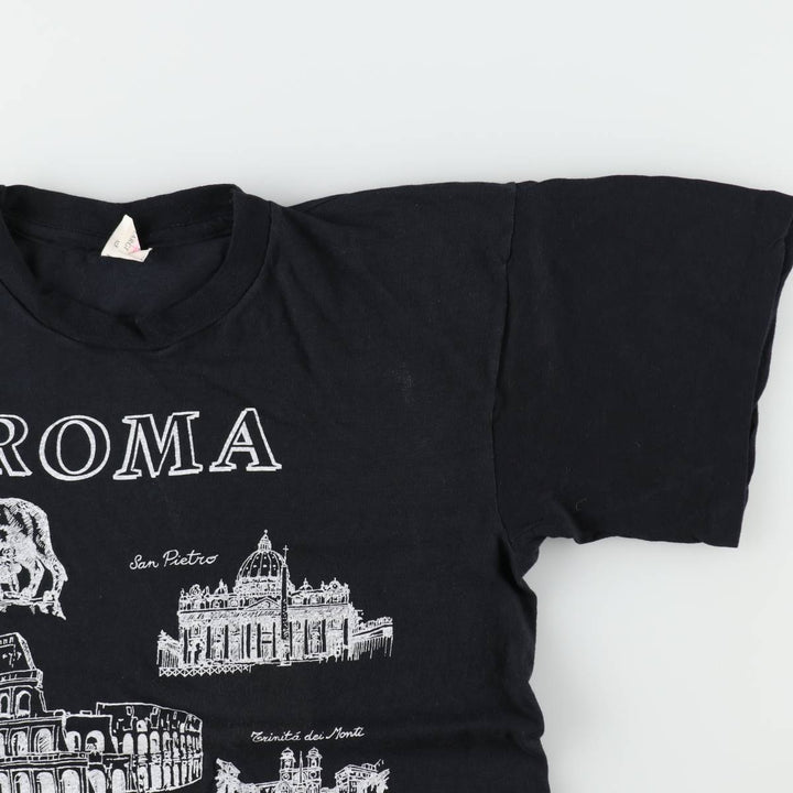 ~90'S PINK Souvenir T-shirt, Men's XXL equivalent, Vintage cotton black type Vintage Second Hand