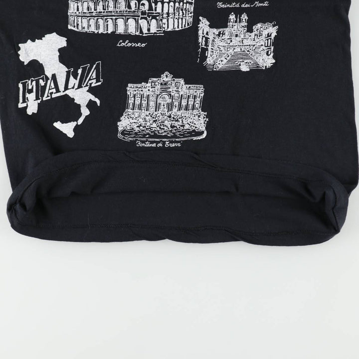 ~90'S PINK Souvenir T-shirt, Men's XXL equivalent, Vintage cotton black type Vintage Second Hand