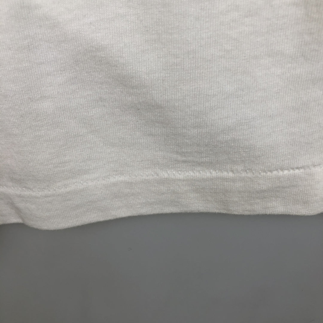 80'S Anvil Printed T-shirt Made in USA Men's XL Vintage polyester white type Vintage Second Hand