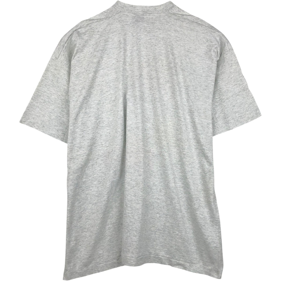 90'S Fruit of the Loom Best Printed T-shirt, Made in USA, Men's XXL, Vintage cotton gray type Vintage Second Hand