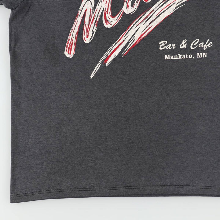 90'S Sofie Print T-Shirt, Made in USA, Men's XL equivalent, Vintage polyester black type Vintage Second Hand