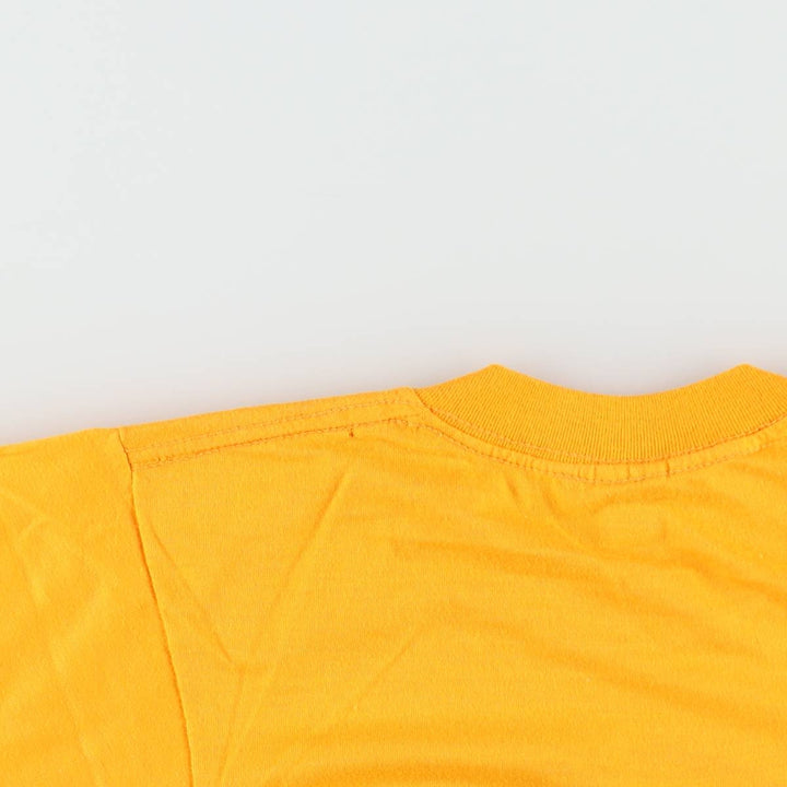 80'S SCREEN STARS Printed T-shirt Made in USA Men's M Vintage cotton yellow type Vintage Second Hand