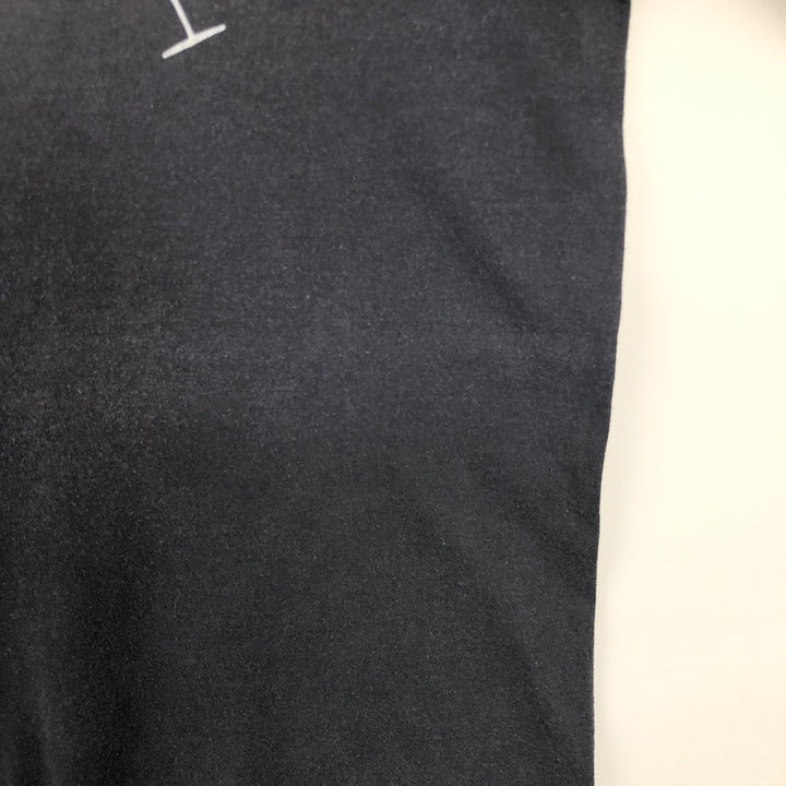 Vintage 90'S printed T-shirt, made in the USA, size L, men's cotton black type Vintage Second Hand